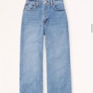 Abercrombie relaxed high rise 90’s jeans